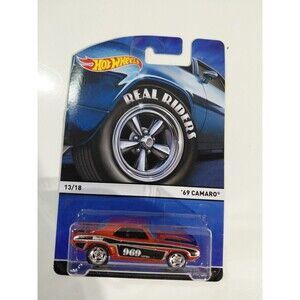 NIP Hot Wheels Real Rider 1:64 Die Cast 1969 Chevrolet Camaro Muscle Car